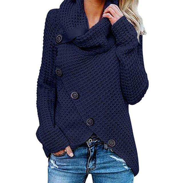 Chic Women's Easy Wear Woolen Winter Sweater