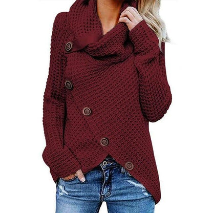 Chic Women's Easy Wear Woolen Winter Sweater