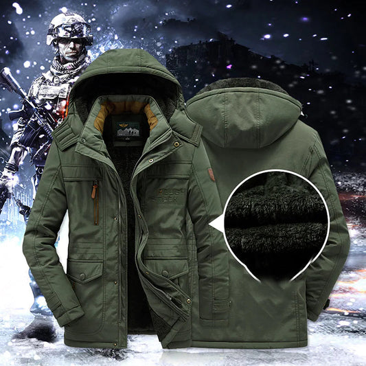 Men's Heavy-Duty Winter Parka Jacket - OutfitLondon