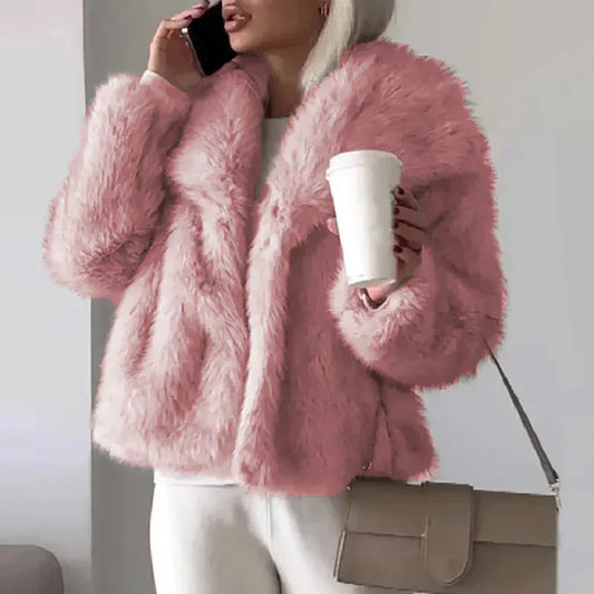 Women's Faux Fur Winter Parka Jacket - OutfitLondon