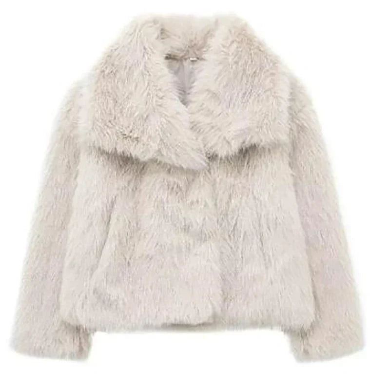 Women's Faux Fur Winter Parka Jacket