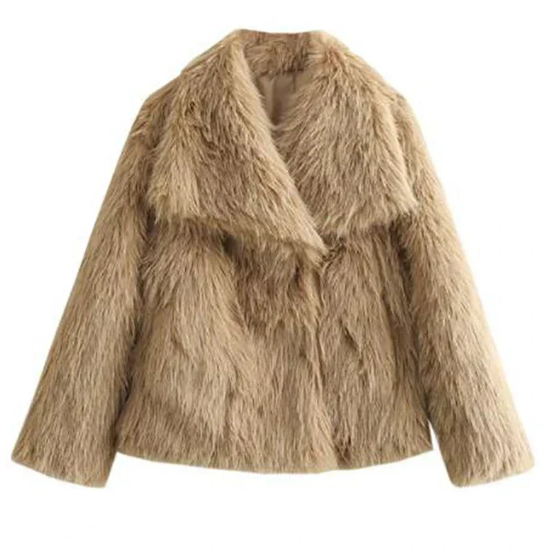 Women's Faux Fur Winter Parka Jacket