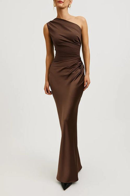 Women's Elegant Fitted Asymmetrical Dress