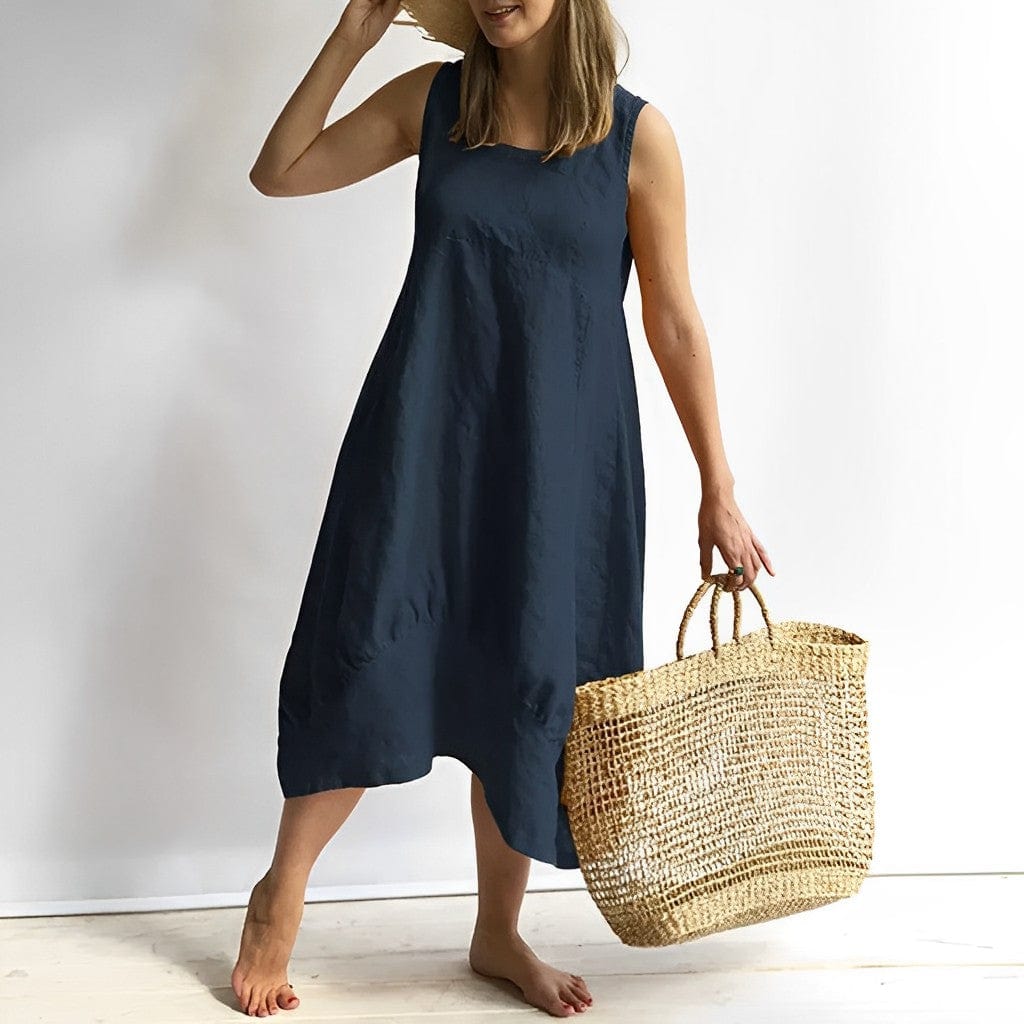 Loose Fit Women's Sundress, Comfortable Summer Dress - OutfitLondon