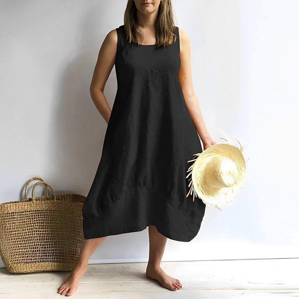 Loose Fit Women's Sundress, Comfortable Summer Dress