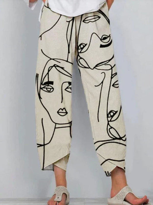 Women's Lightweight Relaxed Fit Pants - OutfitLondon