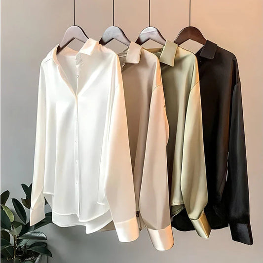 Soft Luxe Silk Dress for Women - OutfitLondon