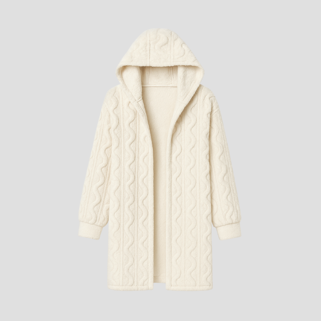 Ladies' Fuzzy Parka Coat Jacket