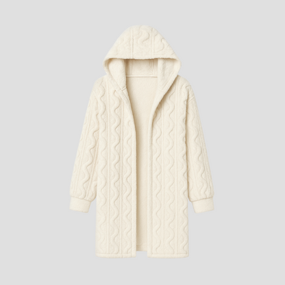 Ladies' Fuzzy Parka Coat Jacket