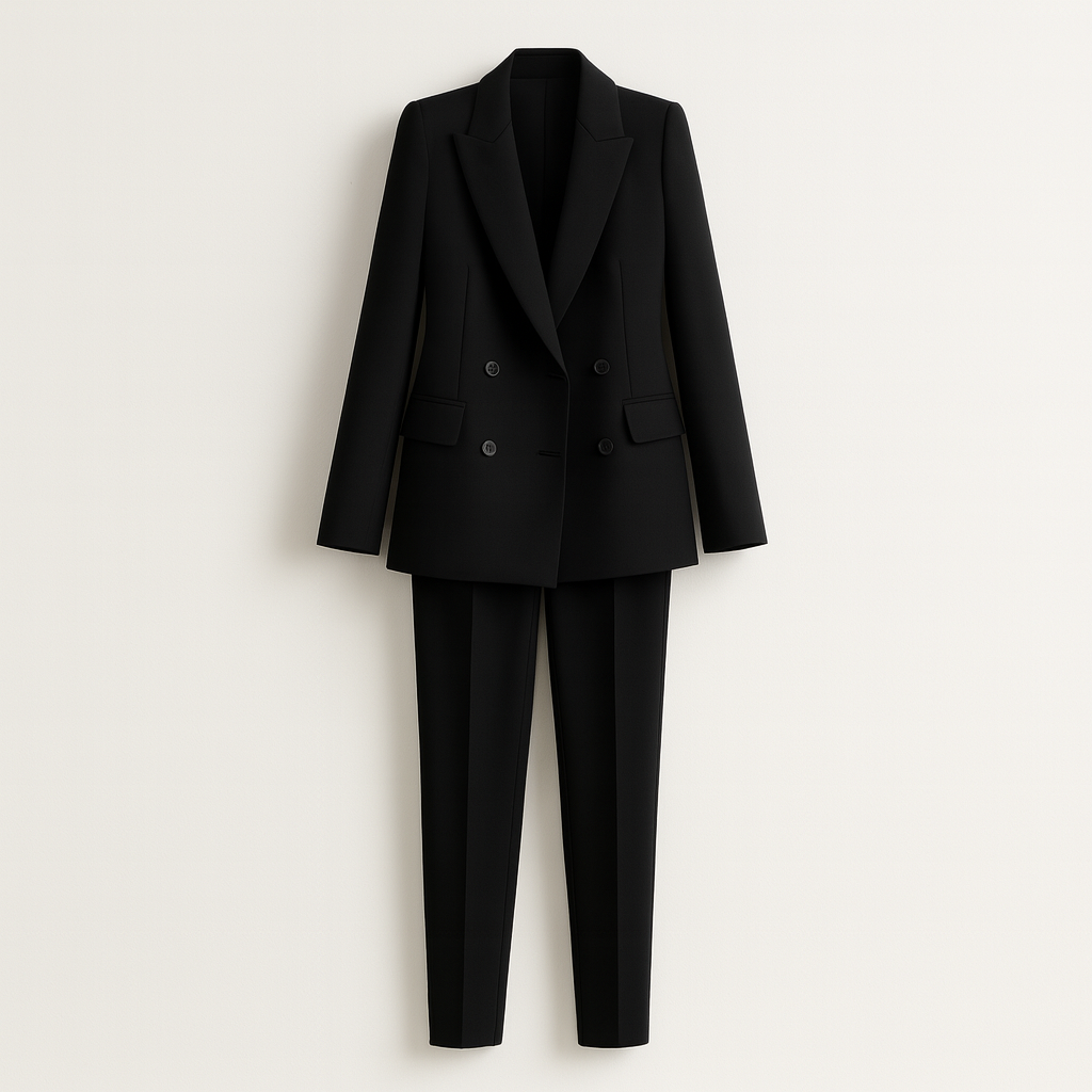 Classic Women's Two Piece Blazer Suit Set