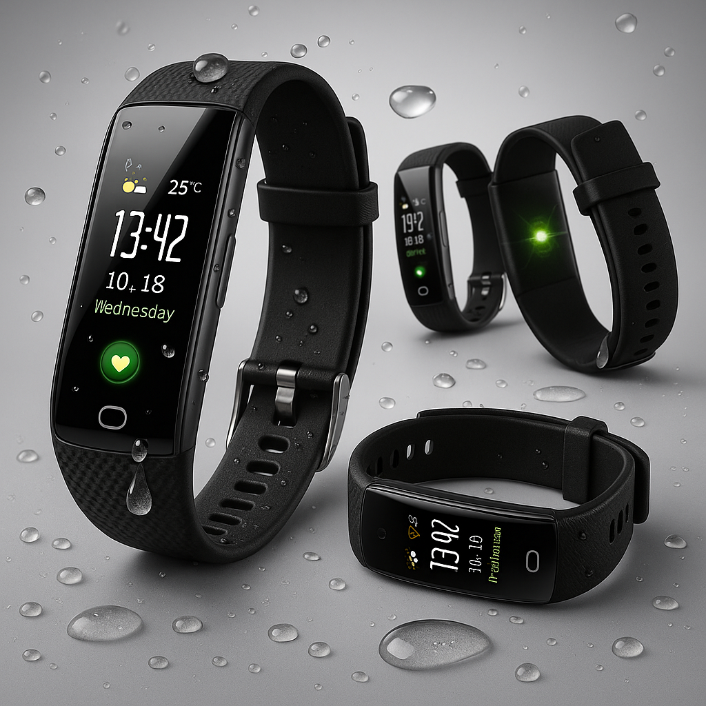 Waterproof Smart Fitness Watch with Soft Touch Band