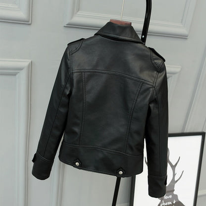 Vegan Leather and Suede Women's Jacket