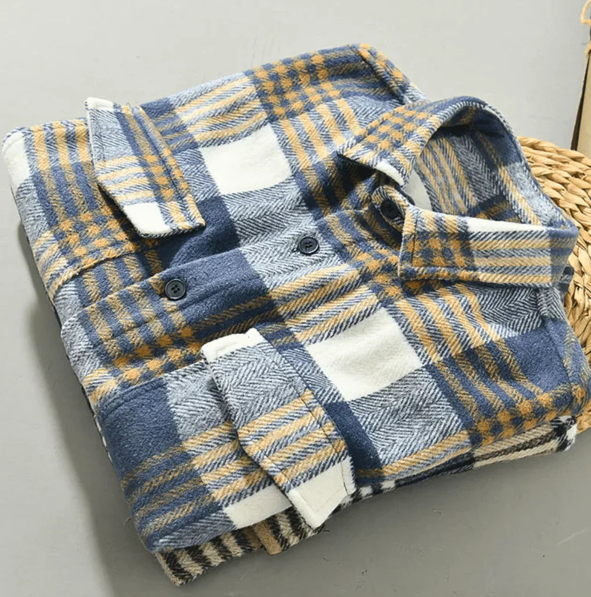 Cozy Plaid Flannel Shirt - OutfitLondon