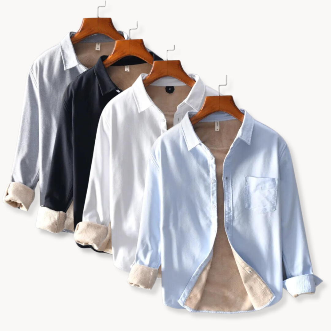 Cozy Plaid Shirt - Warm Comfortable Button Down