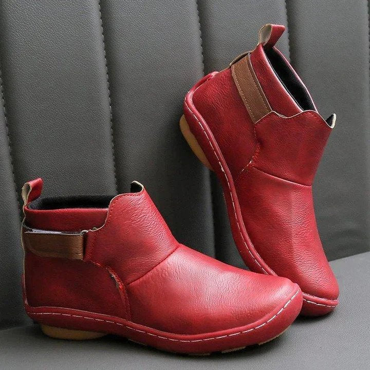 Comfortable Kenna Supportive Ankle Boots - OutfitLondon