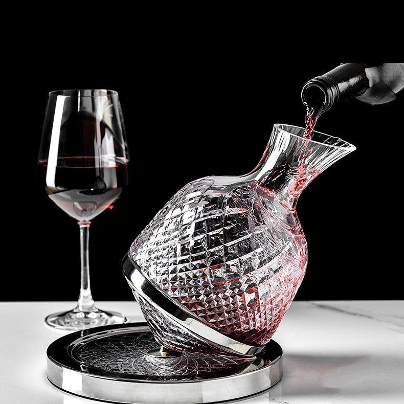 Premium Crystal Glass Wine Decanter - OutfitLondon