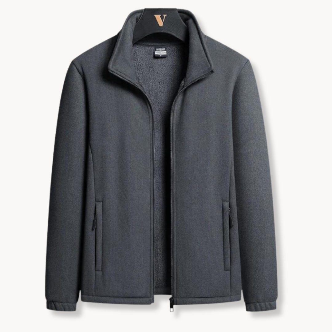 Soft Fleece Coat with Flexible Fit