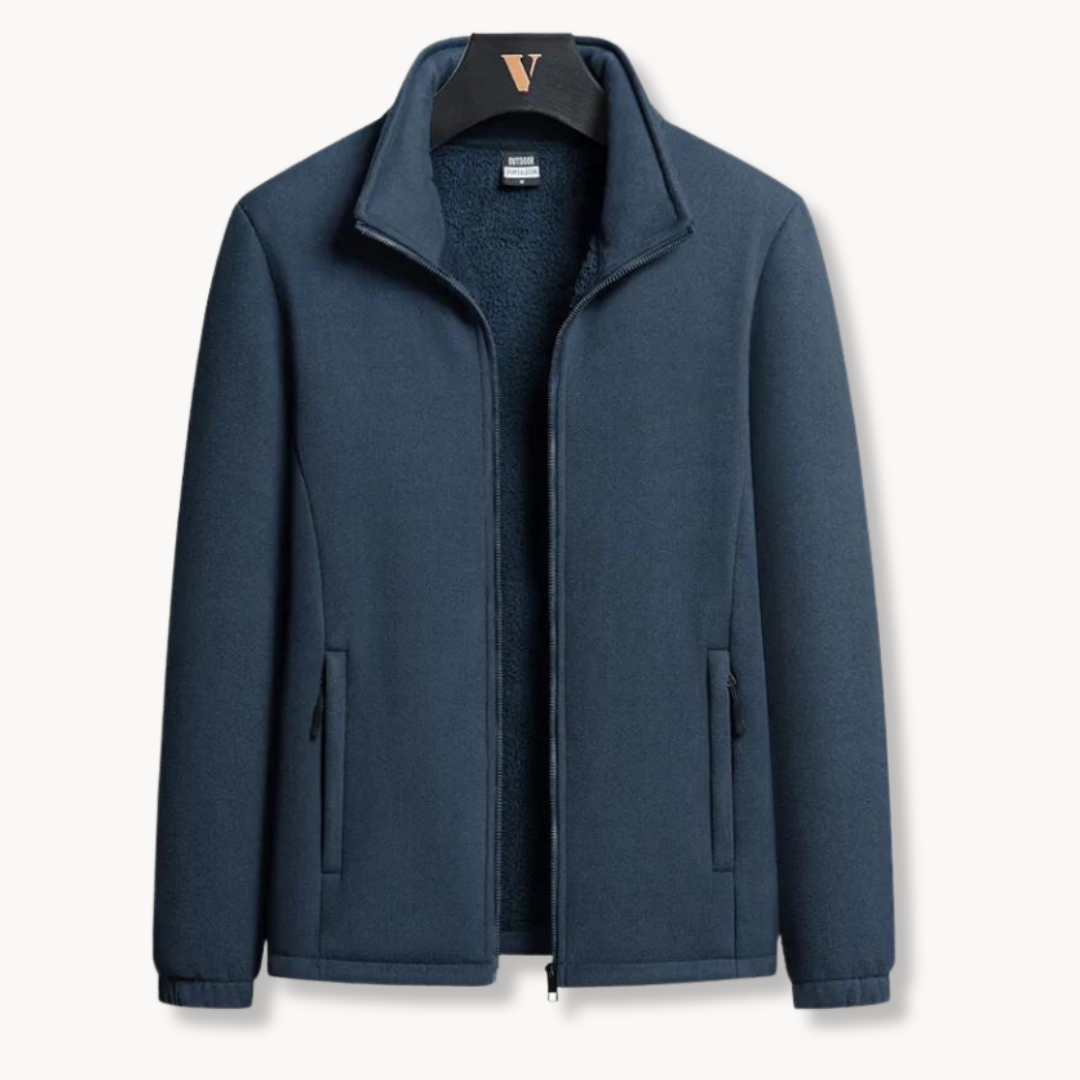 Soft Fleece Coat with Flexible Fit - OutfitLondon