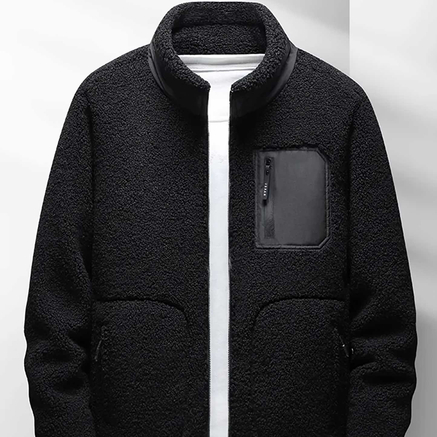 Warm Full Zip Fleece Hoodie Jacket