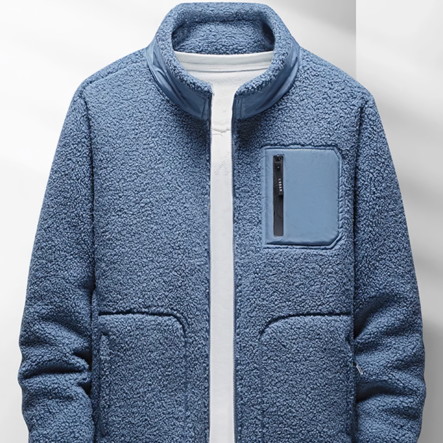 Warm Full Zip Fleece Hoodie Jacket