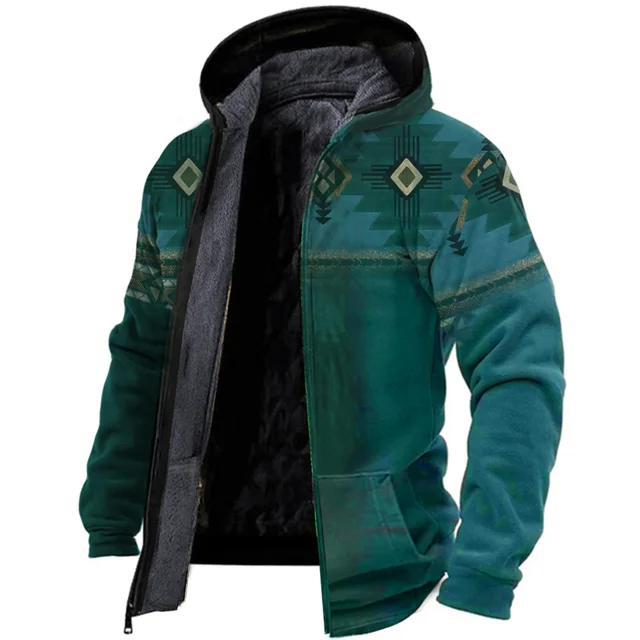 Men's Classic Fleece Coat - Cozy Retro Style