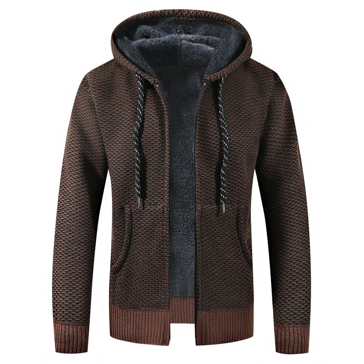 Warm Cozy Mens Hooded Sweatshirt
