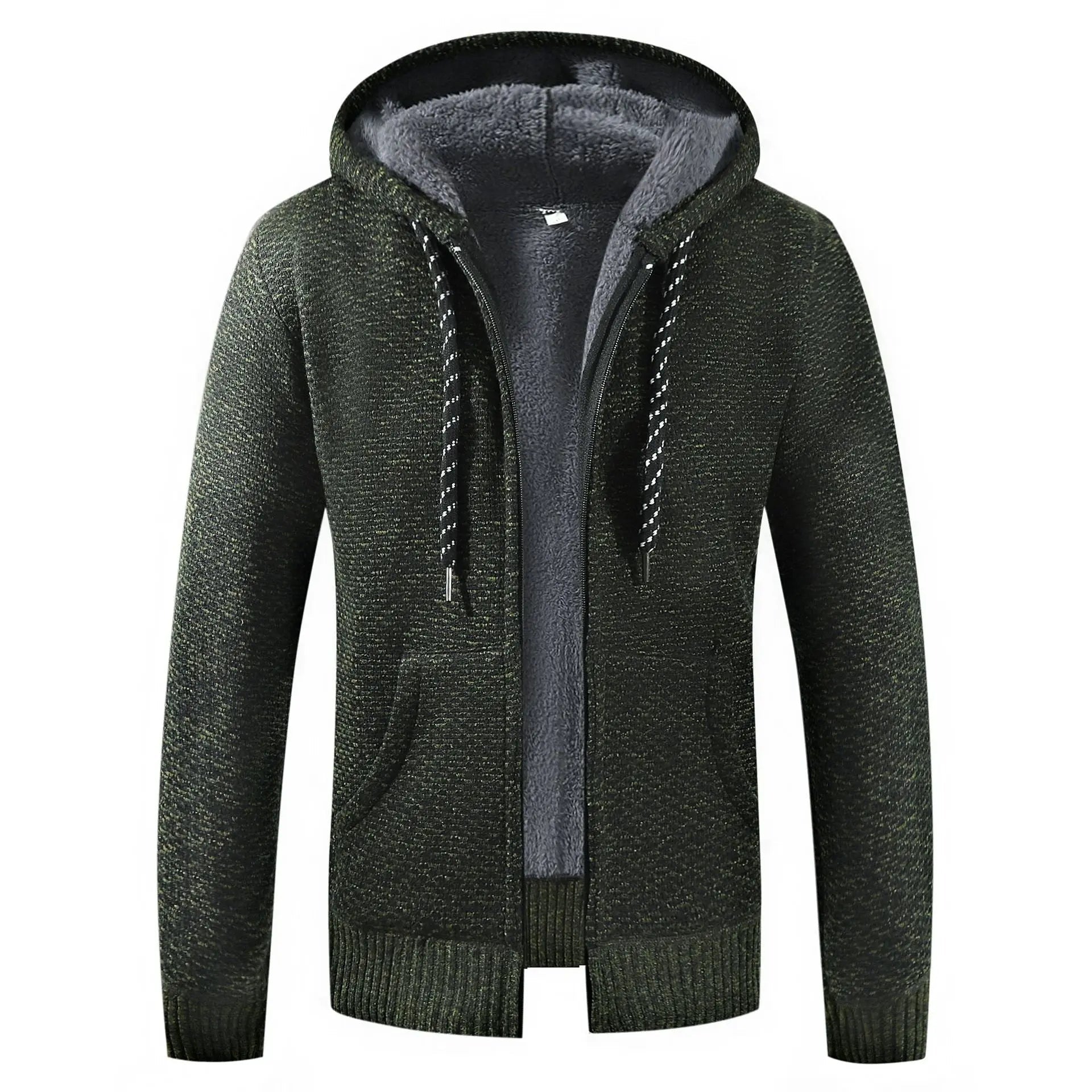 Warm Cozy Mens Hooded Sweatshirt - OutfitLondon