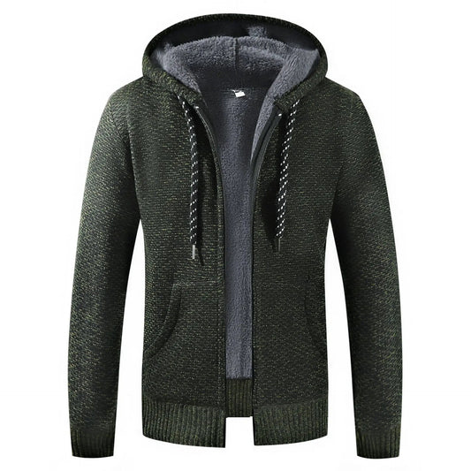 Warm Cozy Mens Hooded Sweatshirt - OutfitLondon