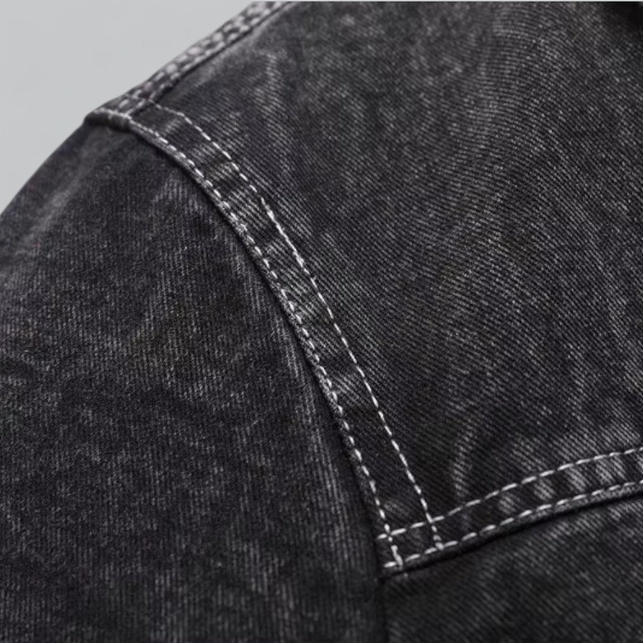 Warm Insulated Mens Jeans Jacket