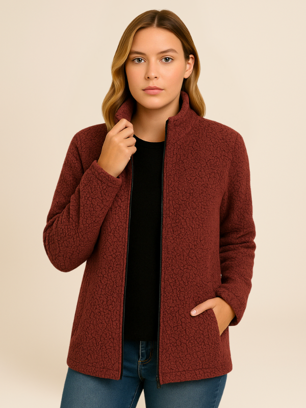 Soft Women's Lightweight Fleece Jacket - OutfitLondon