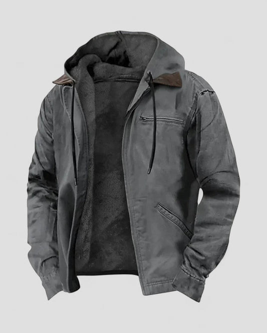 Warm Mens Waterproof Hoodie Jacket - OutfitLondon