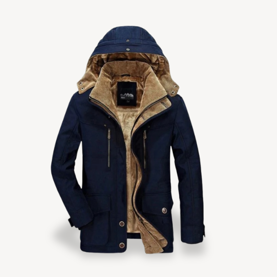 Waterproof Men's Insulated Hooded Jacket - OutfitLondon