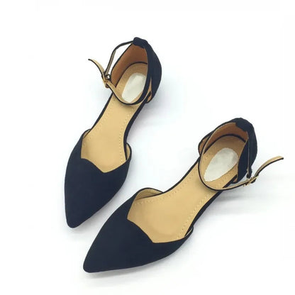 Stylish Black High Heels for Women with Fashion Buckle Strap