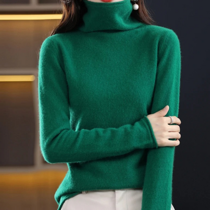 Soft Women's Casual Turtleneck Jumper