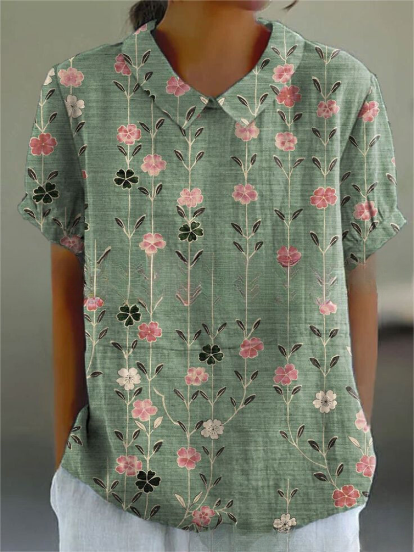 Classic Retro Patterned Shirt