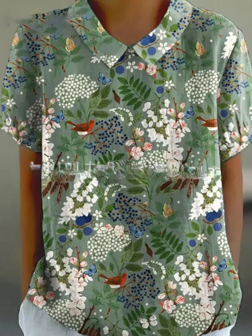 Classic Retro Patterned Shirt