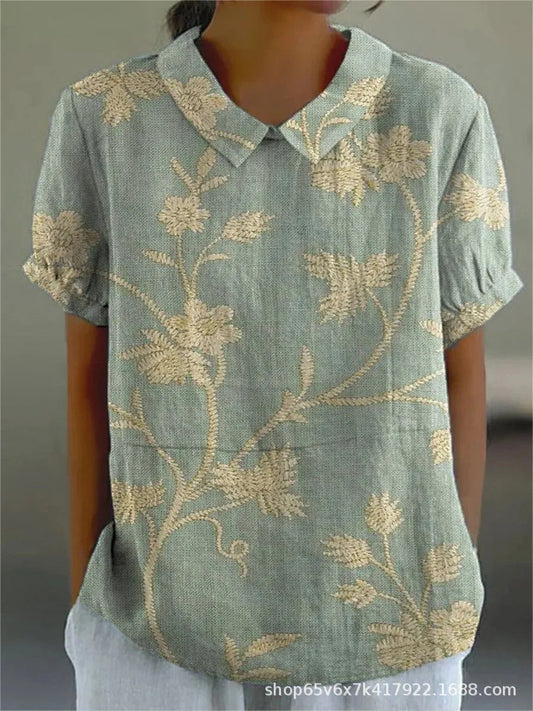 Classic Retro Patterned Shirt - OutfitLondon