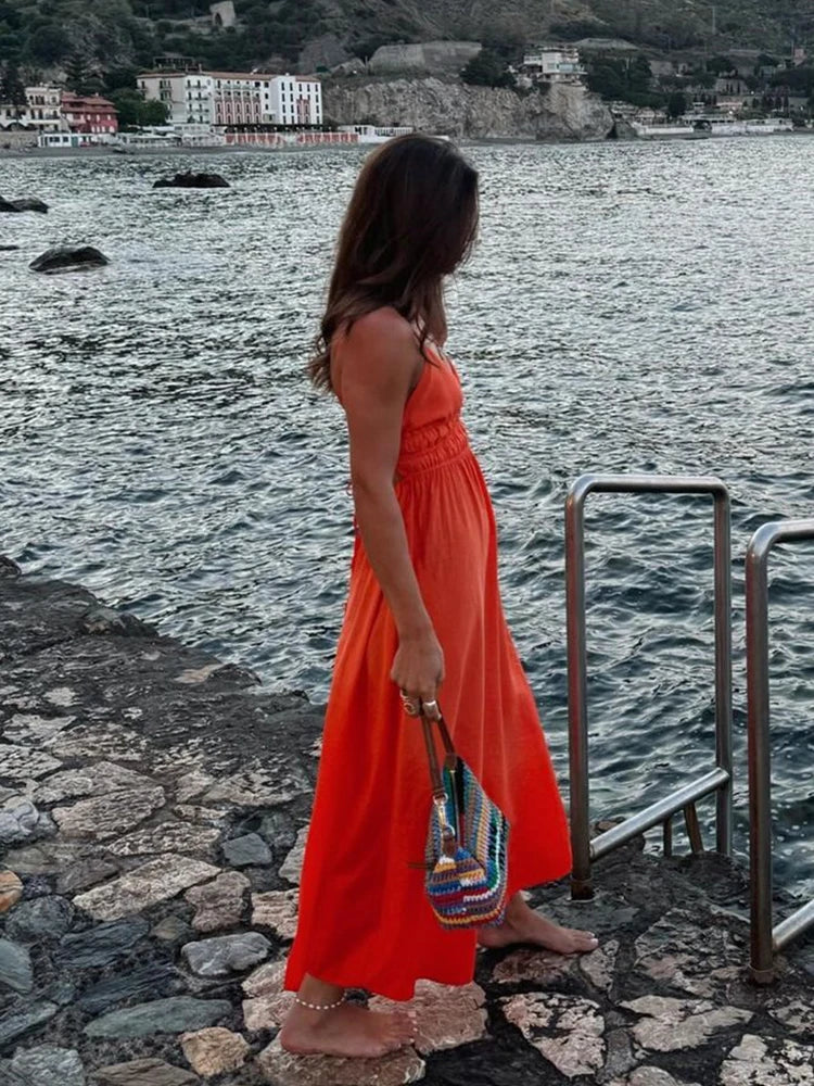 Summer Breathable Tank Sundress for Ladies - OutfitLondon