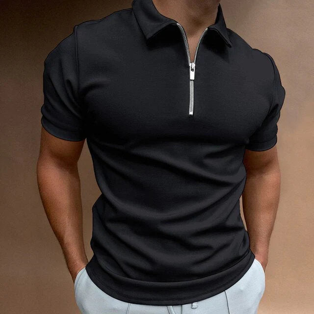 Frank Polo | Men’s Stylish Zip-Up Slim Fit Shirt