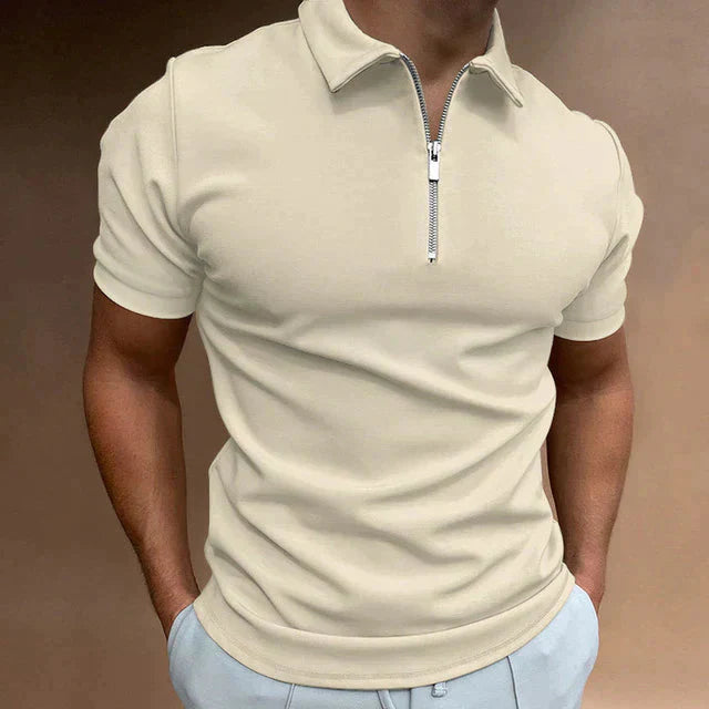 Frank Polo | Men’s Stylish Zip-Up Slim Fit Shirt