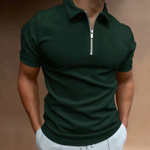 Fashionable Men's Slim Fit Zip Shirt - OutfitLondon
