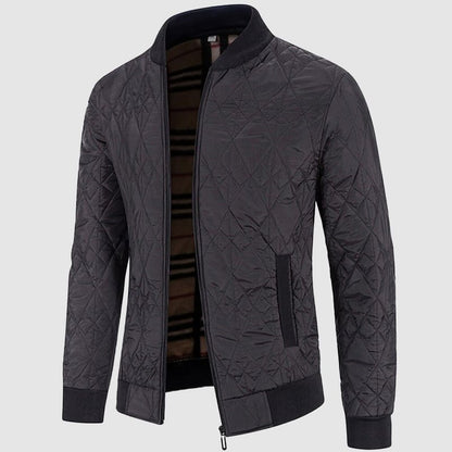 Warm Padded Zip Up Mens Bomber Jacket
