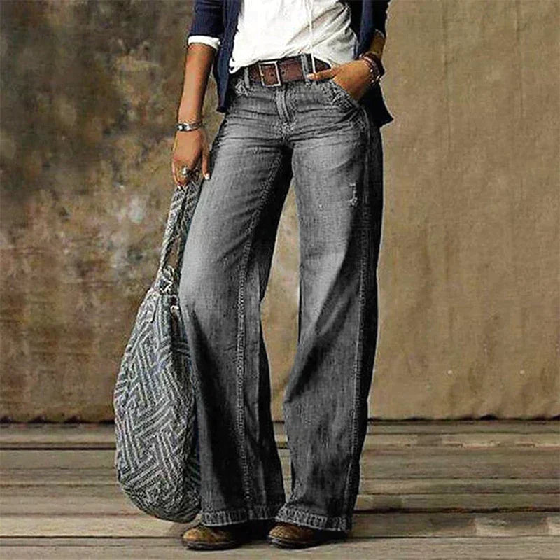 Relaxed Fit Women's Casual Jeans Pants
