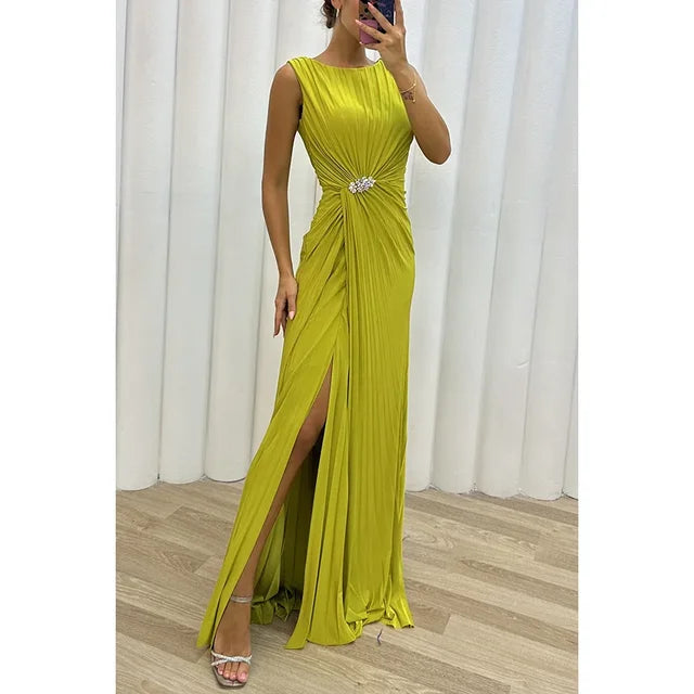 Elegant Floor Length Ladies Maxi Dress - OutfitLondon
