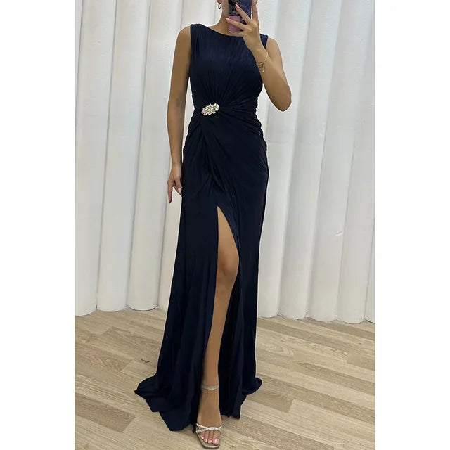 Elegant Floor Length Ladies Maxi Dress