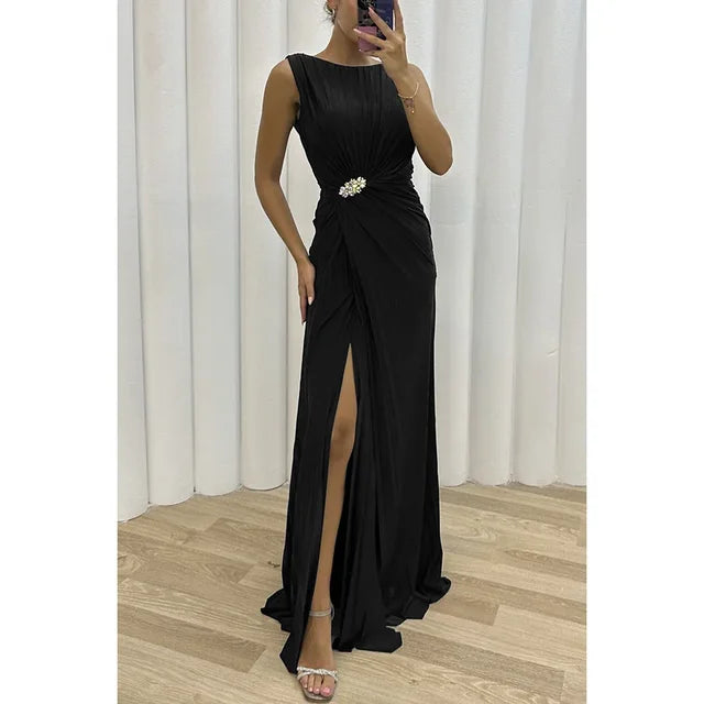 Elegant Floor Length Ladies Maxi Dress