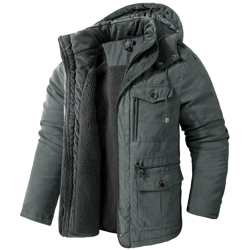 Warm Waterproof Men's Winter Coat for Extreme Cold