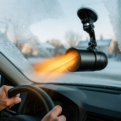 Compact 12V Car Heater with Fast Defrost - OutfitLondon