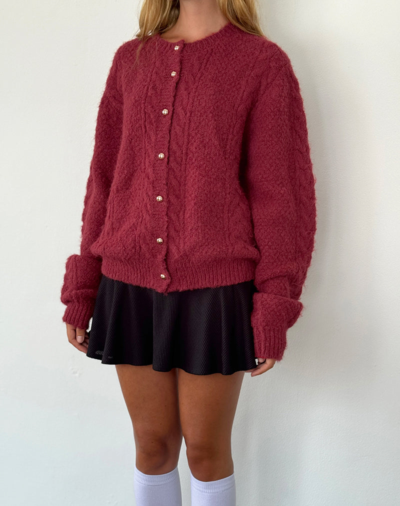 Warm Women's Knit Cardigan Sweater