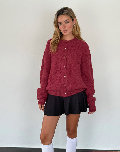 Warm Women's Knit Cardigan Sweater